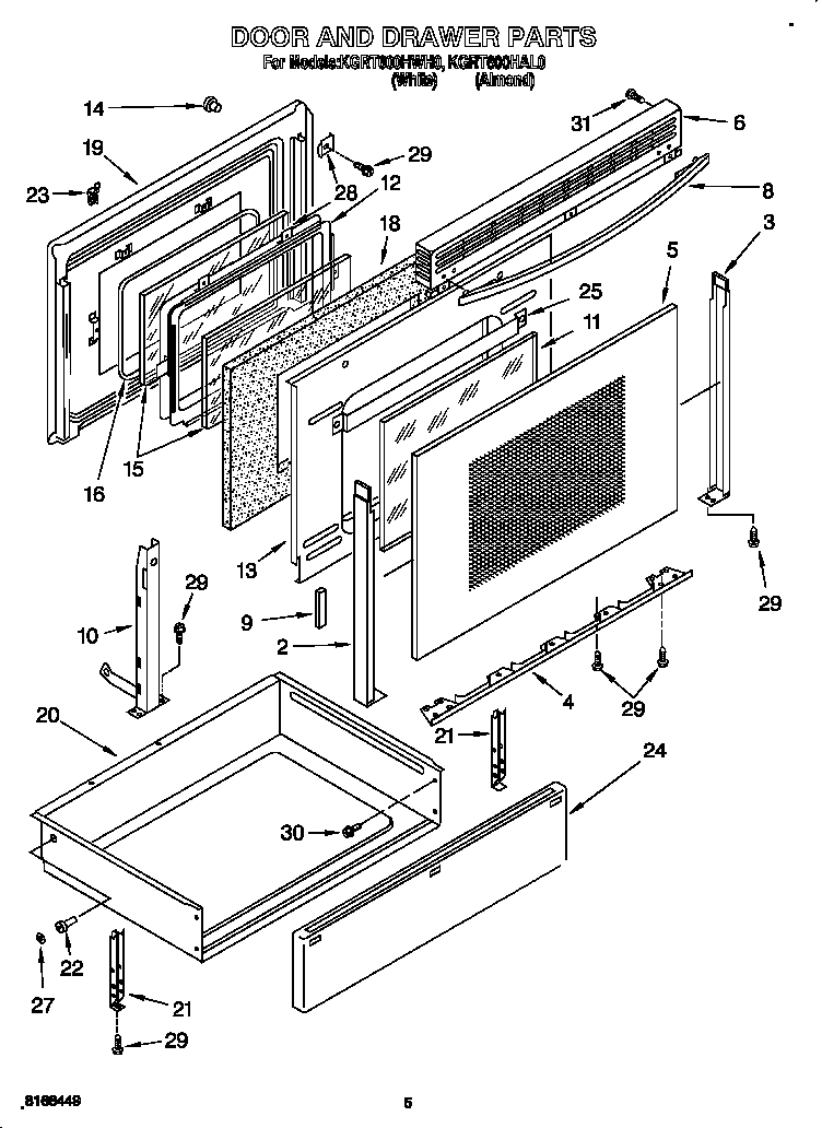 Door and drawer