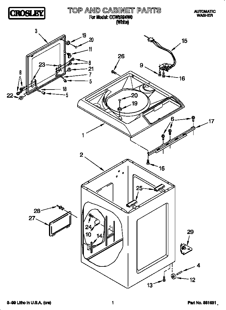 TOP AND CABINET