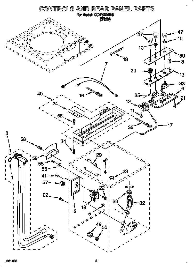 CONTROLS, REAR PANEL