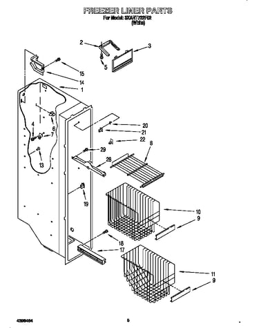 Freezer liner