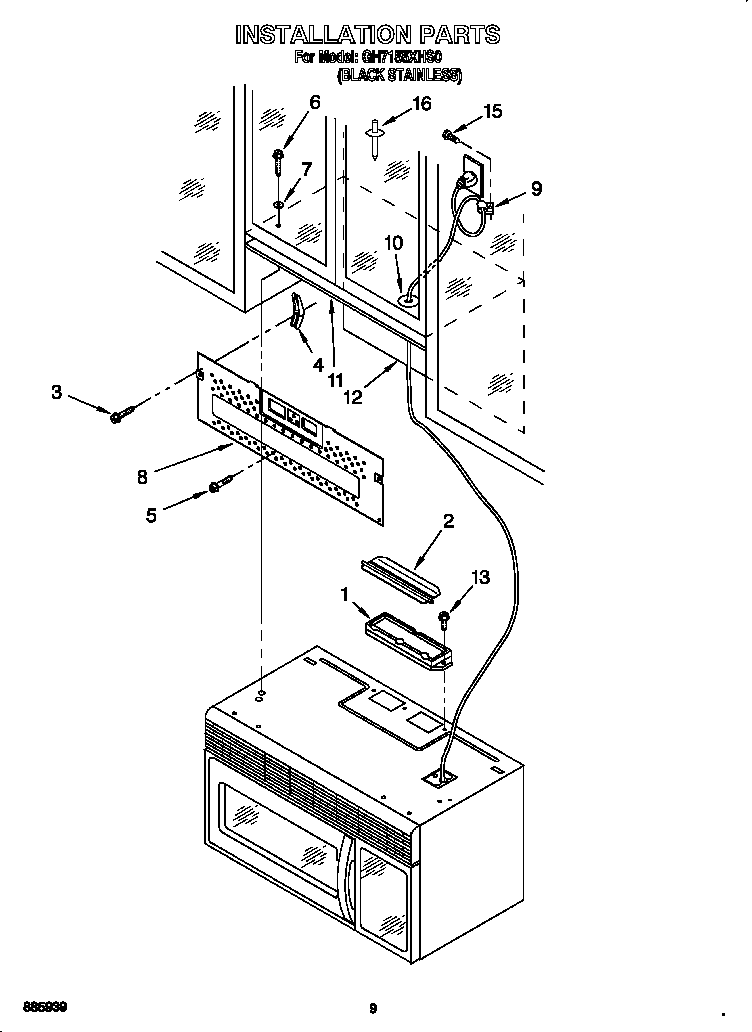 Installation parts