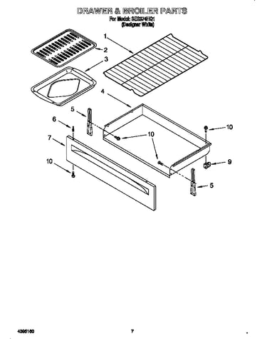 Drawer and broiler