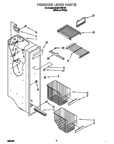 Freezer liner