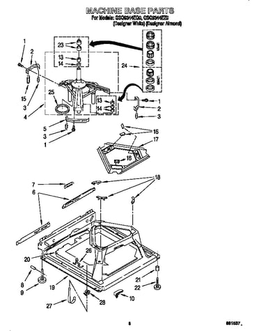 Machine base