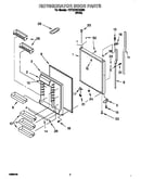 Refrigerator door