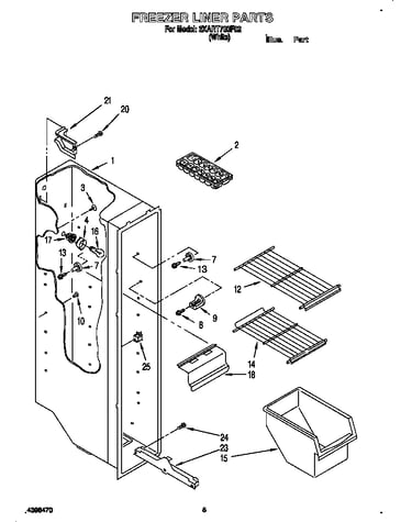 Freezer liner
