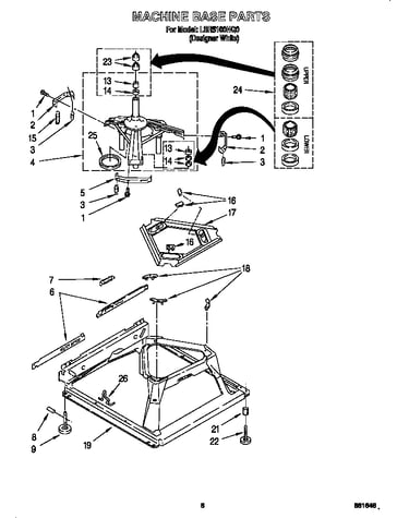 Machine base