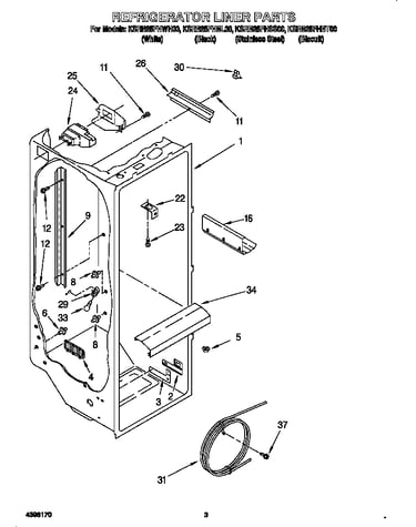Refrigerator liner