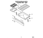 Whirlpool GS395LEGB4 drawer and broiler diagram
