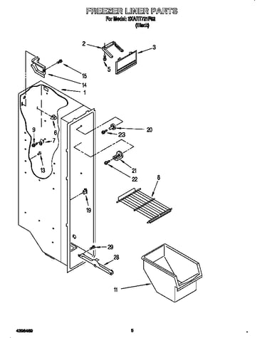 Freezer liner