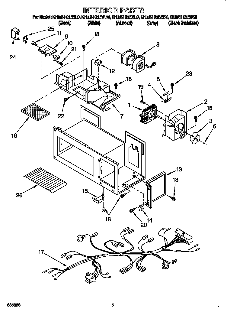 Interior parts