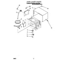 Whirlpool MT3105SHQ0 oven cavity diagram