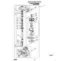 Crosley BYCWD6274W2 gearcase diagram