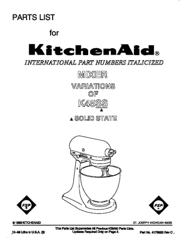 Front cover