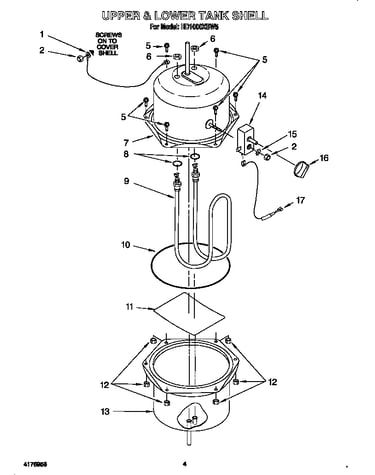 Upper & lower tank shell