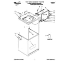 Whirlpool GSQ9364HQ0 top and cabinet diagram