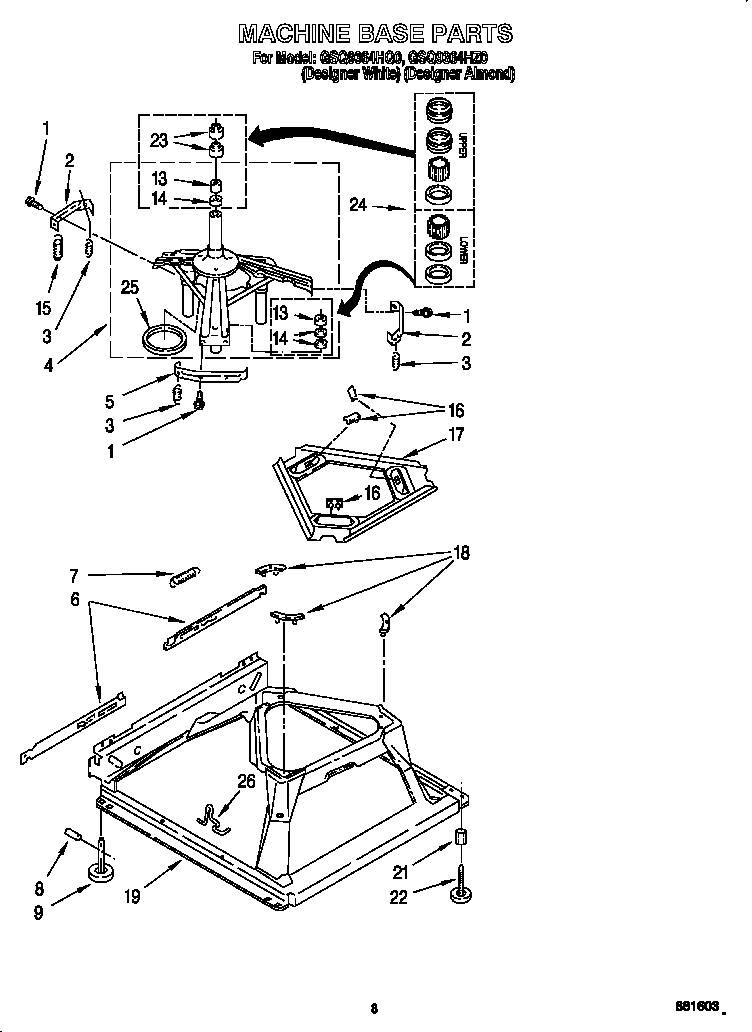 Machine base