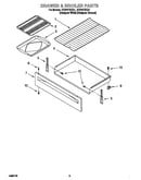 Drawer and broiler