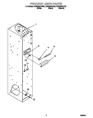 Freezer liner