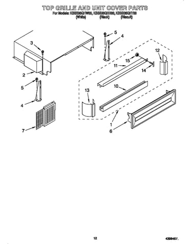 Top grill and unit cover