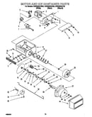 Motor and ice container