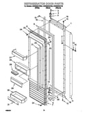 Refrigerator door