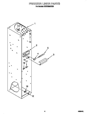 Freezer liner