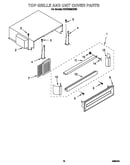 Top grill and unit cover