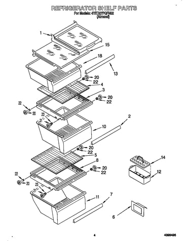 Refrigerator shelf