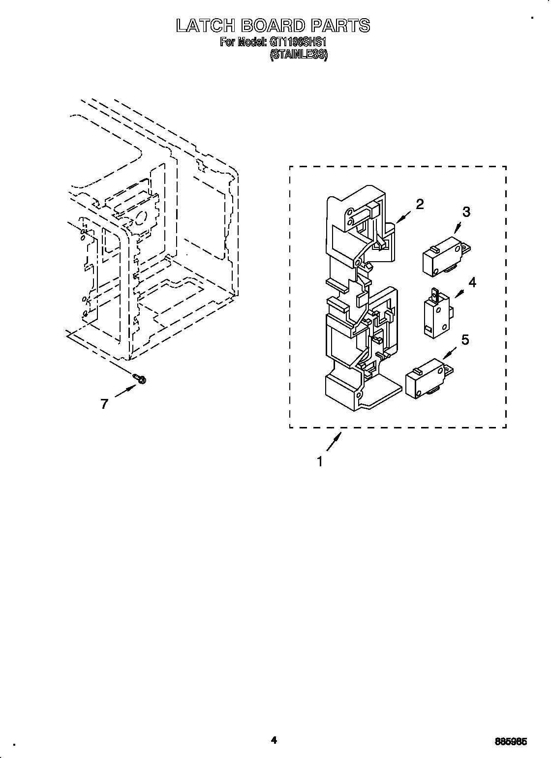 Latch board
