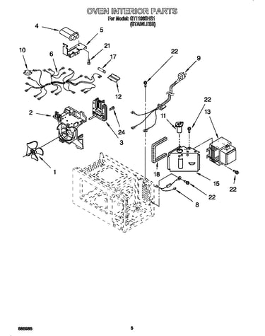 Oven interior
