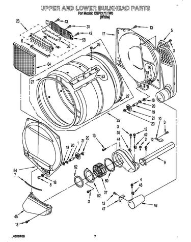 Upper and lower bulkhead