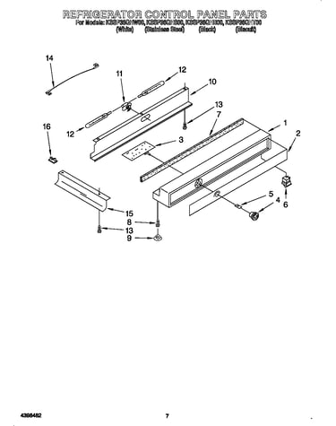 Refrigerator control panel