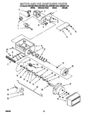 Motor and ice container