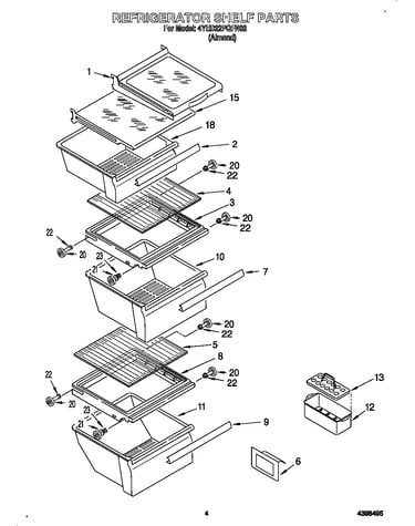 Refrigerator shelf