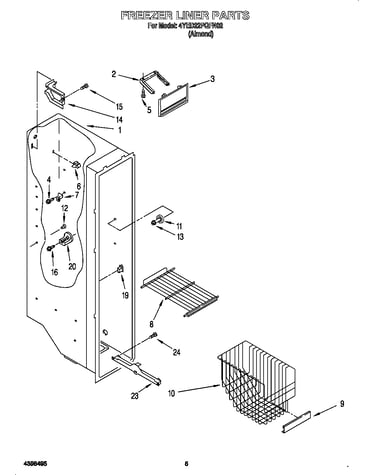 Freezer liner