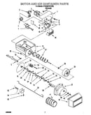 Motor and ice container