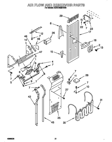 Air flow and reservoir