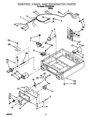 Control panel and separator