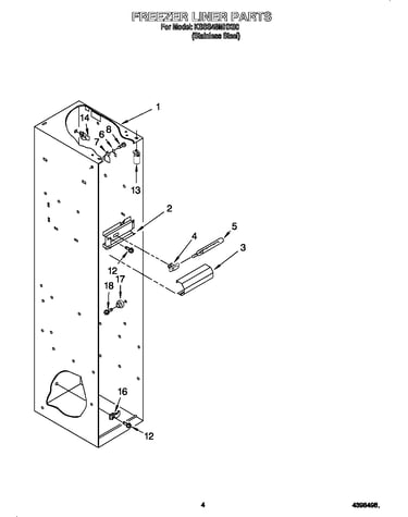 Freezer liner