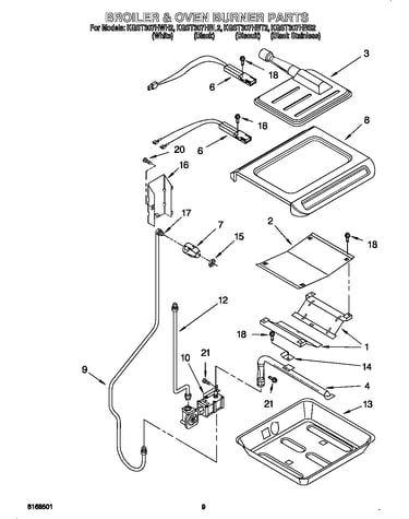 Broiler and oven burner