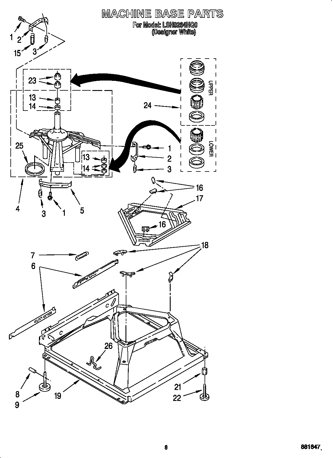Machine base