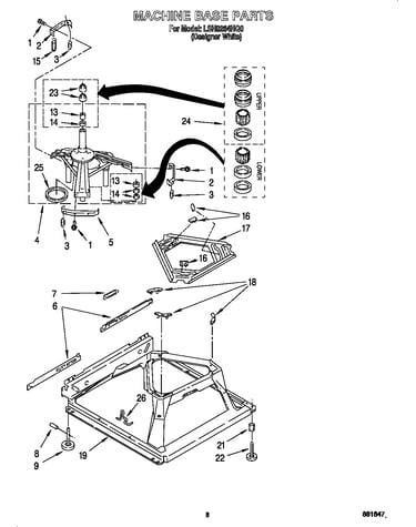 Machine base
