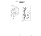 Whirlpool MT1100SHQ1 latch board diagram