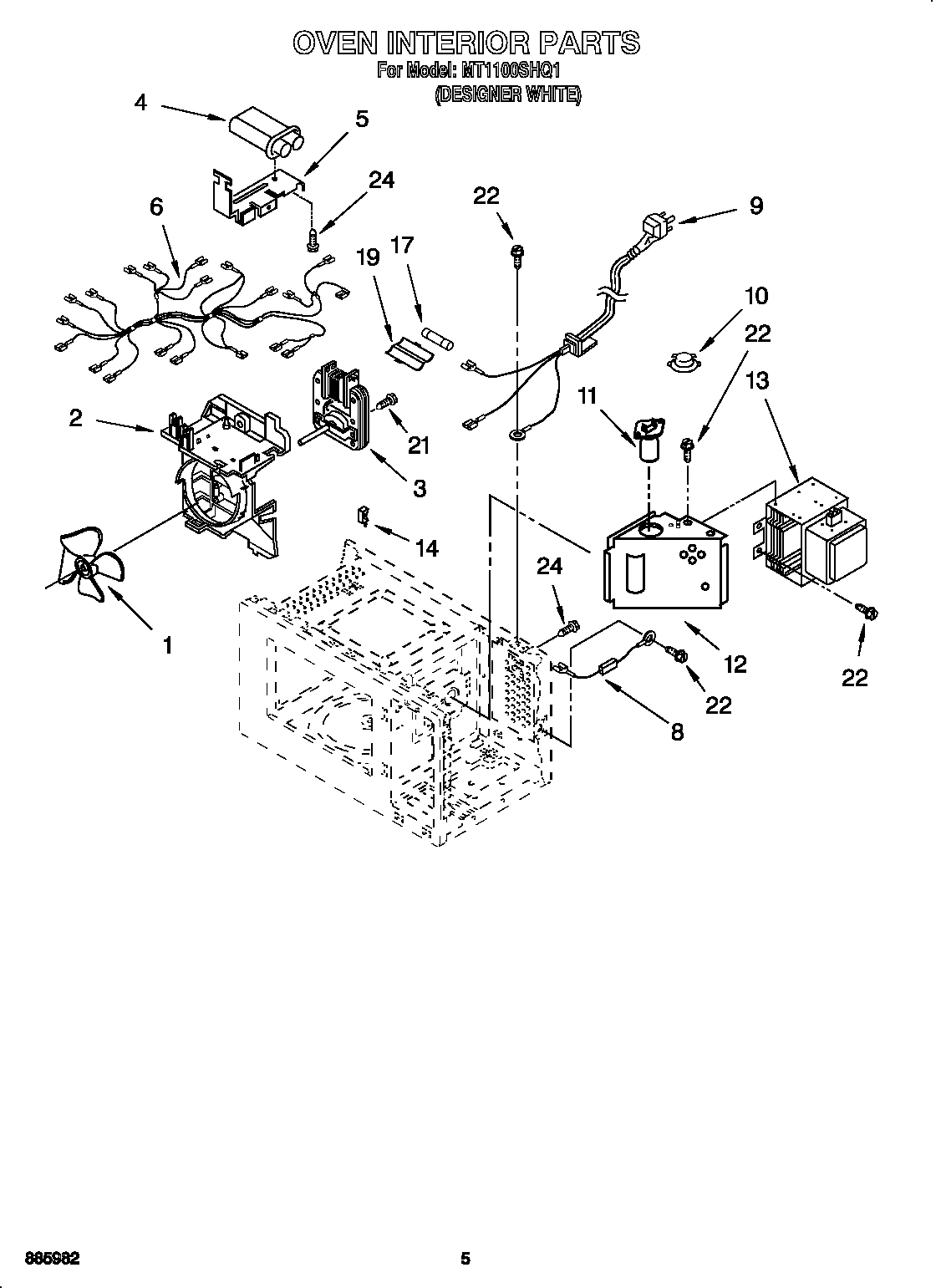 Oven interior