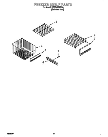Freezer shelf