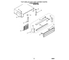 KitchenAid KSSS48QHX00 top grille and unit cover diagram