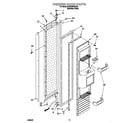 KitchenAid KSSS48QHX00 freezer door diagram