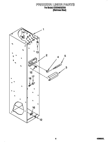 Freezer liner
