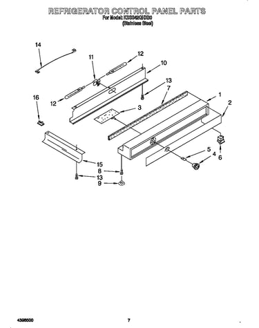 Refrigerator control panel